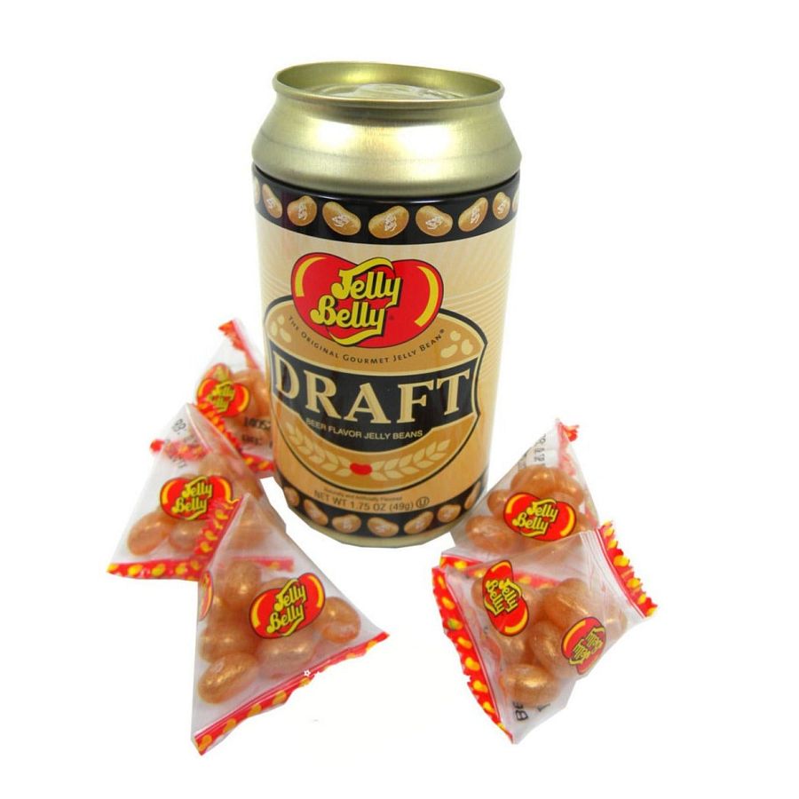 Jelly Belly Draft Beer Jelly Beans In Beer Can 1.75 oz