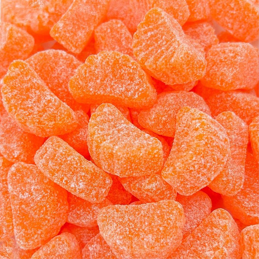 Retro Brazilian Orange Fruit Slice Candy 5.5 lb