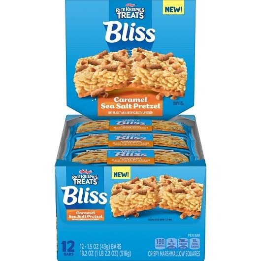 Rice Krispies Bliss Treats Caramel Sea Salt Pretzel 1.5 oz 12 ct