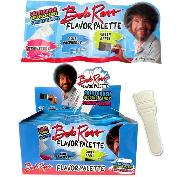 Boston American Bob Ross Flavor Paint Palette Dip Candy 18ct