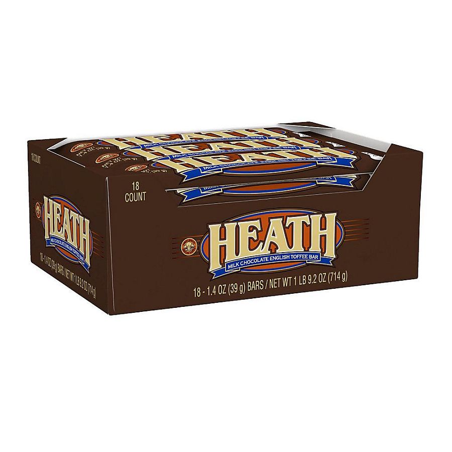 Heath English Toffee Bar 18 Count 1.4 Ounce