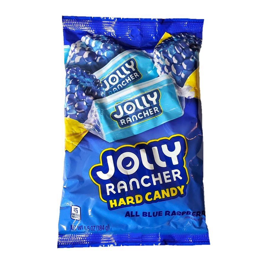 Jolly Rancher Hard Candy Blue Raspberry 6.5 oz Peg Bag 6ct