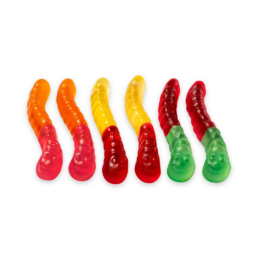 Albanese 5 NATURAL FRUIT Flavor Mini Gummi Worms 5lb