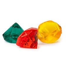 Clever 2.2 Lb Gems Assorted Colors Gummy Bulk