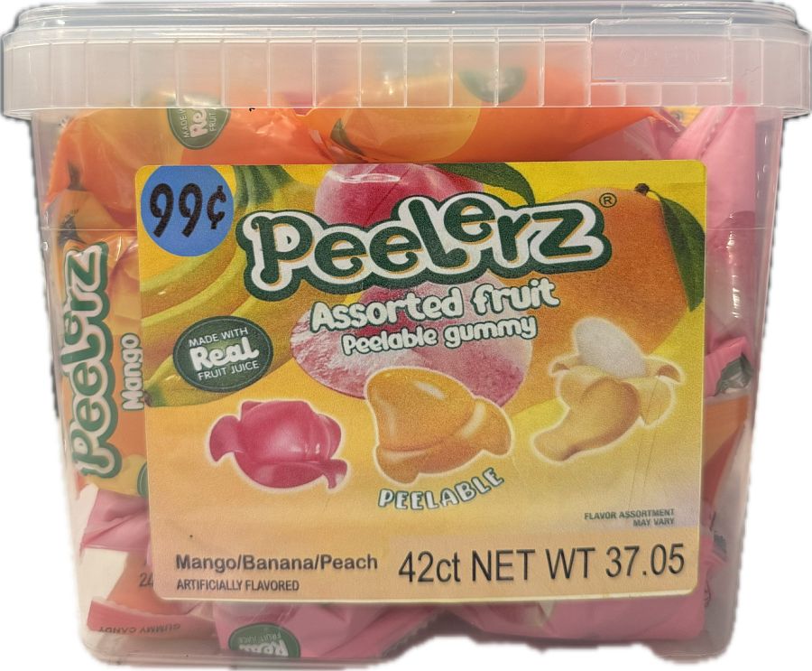 Peelerz 3 Flavor Changemaker Tub Snack Size 37.05 oz 42 ct Tub