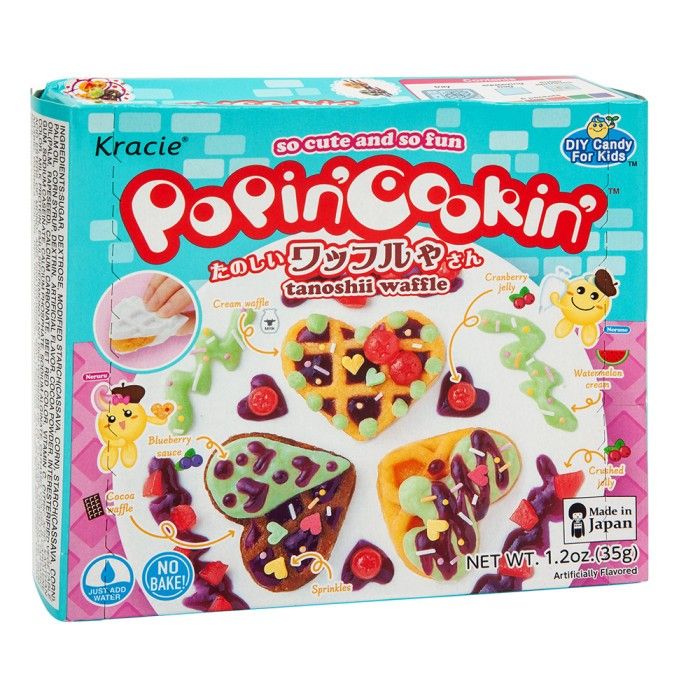 Popin Cookin Japan Tanoshi Waffle Kit  1.23oz Box 5 Pack Copy