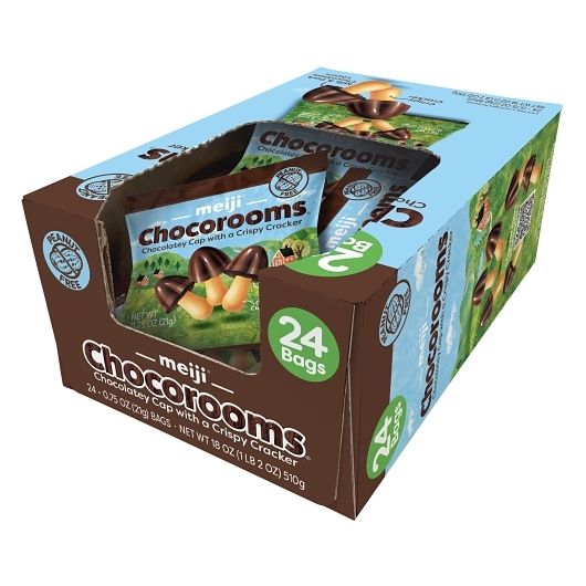Meiji Chocolate Cap Chocorooms Changemaker 0.75 oz 24ct