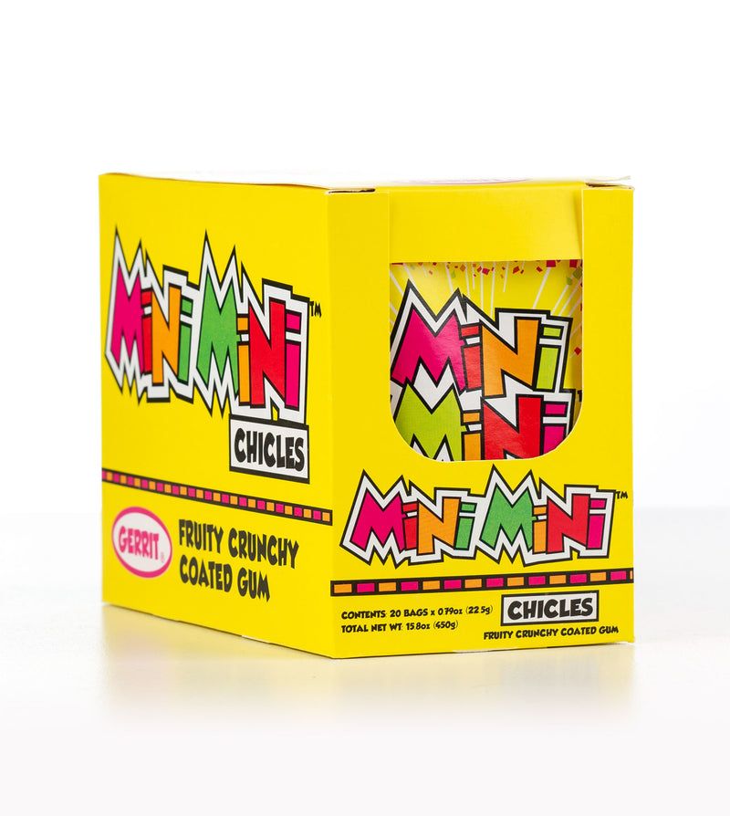 Gerrit’s Mini Mini Chicles Gum 0.79 oz Pouches 20 ct