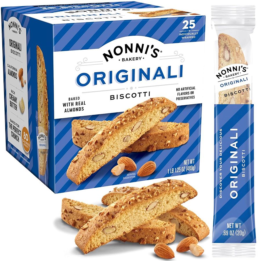 Nonni's Originali Biscotti Wrapped 25 ct 21.5 oz Changemaker