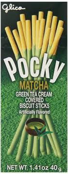 Pocky Matcha Green Tea Cream 10 Pack 1.41 Ounce