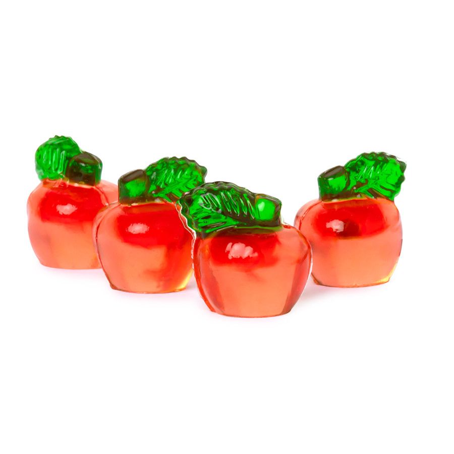 Clever 3D Fruit Filled Gummy  Red Apple 2.2 lb