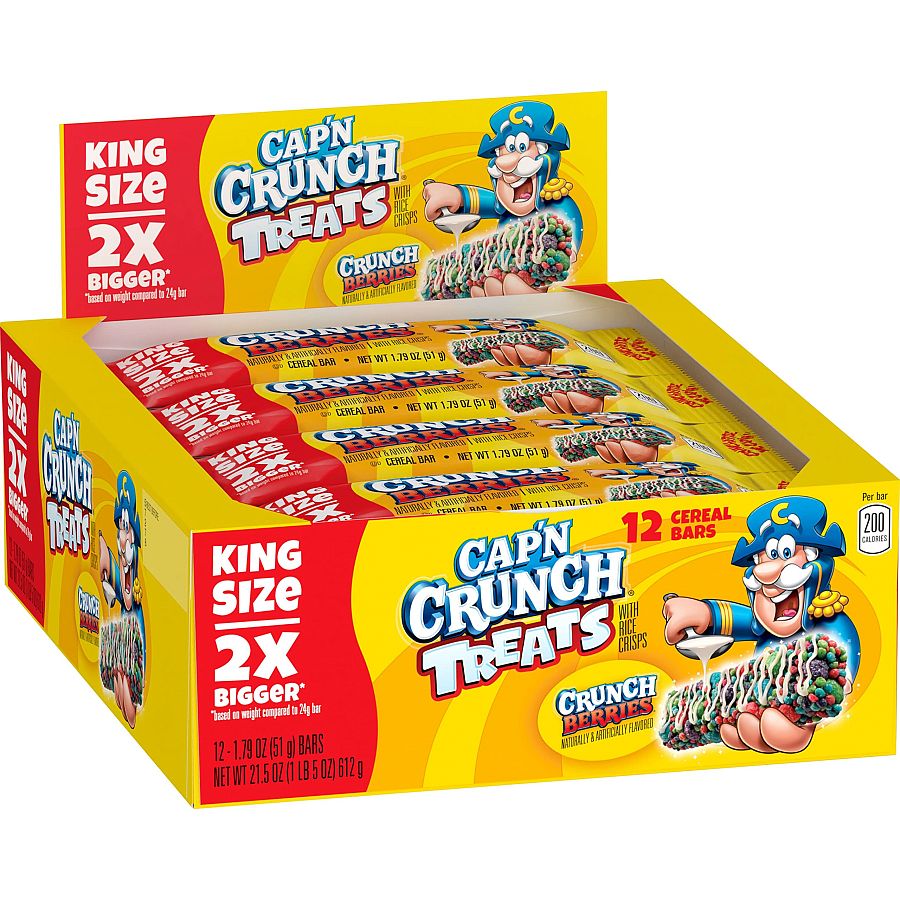 Cap'n Crunch 12 Ct 1.79 Oz Cereal Bars King Size Tray