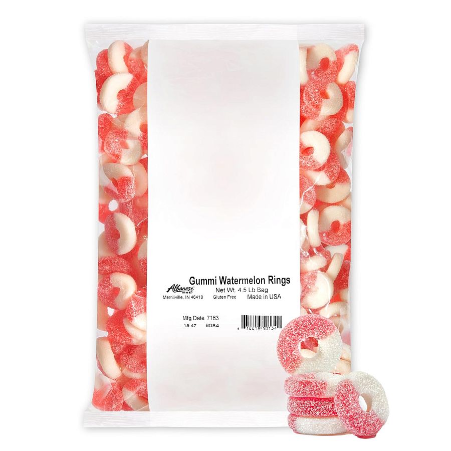 Albanese Watermelon Rings 4.5 Pound bag