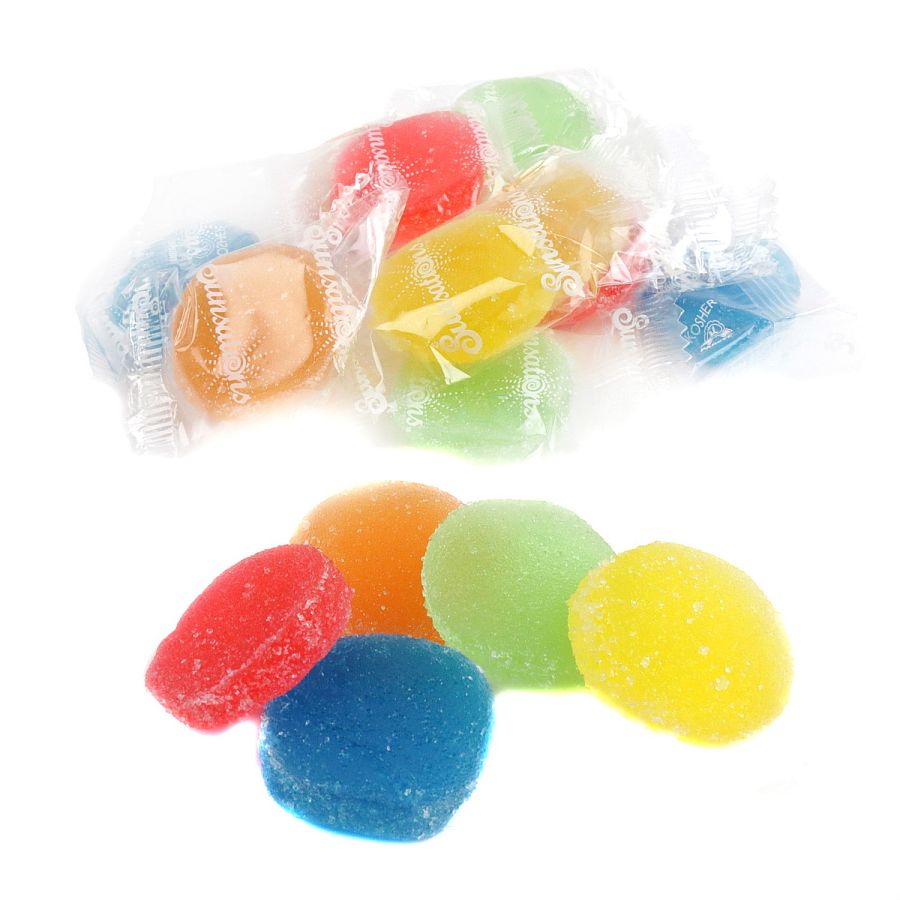 Sunsations Assorted Fruit Jell Gem Super Soft Candy Wrapped  5 lb