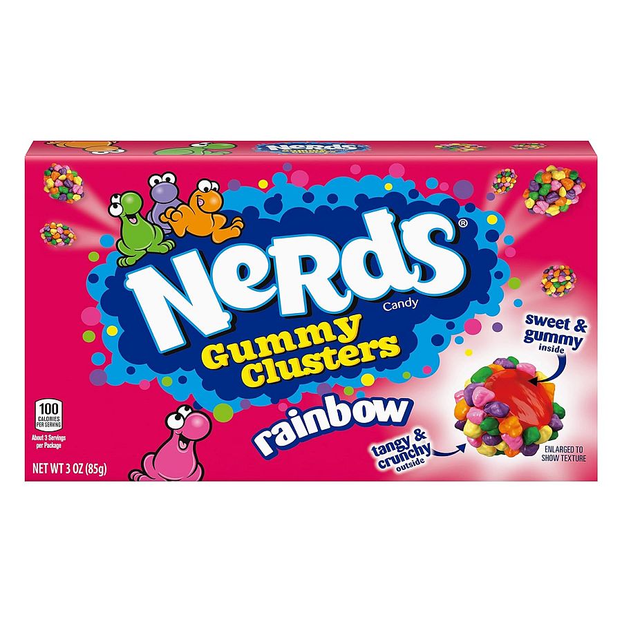 Nerds Gummy Clusters 3 ounce 12 count Theater Box