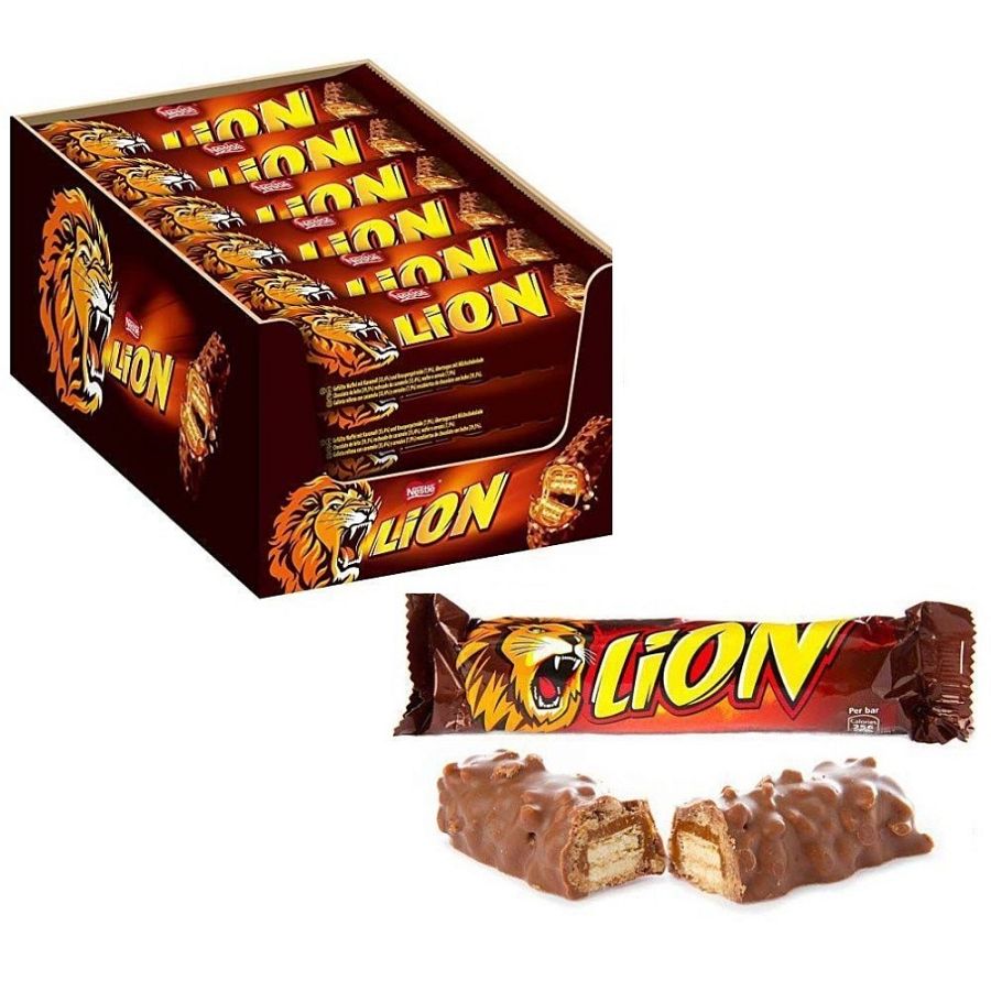 Nestle UK Import Lion Chocolate Bar 40g 24ct Tray