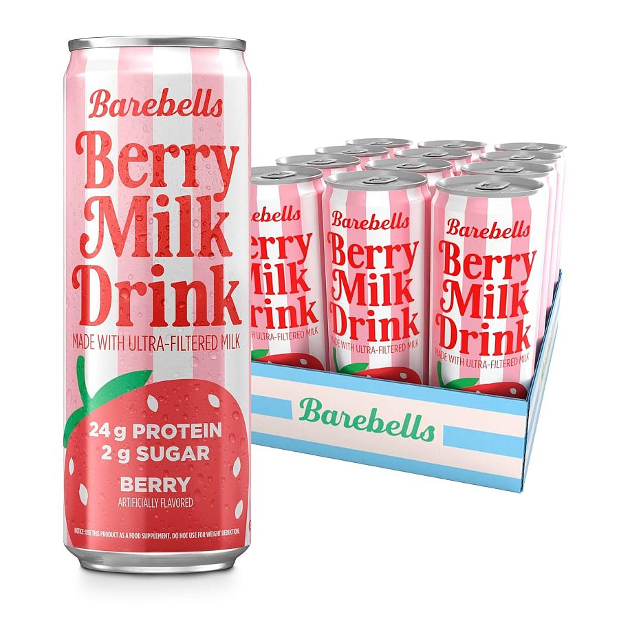 Barebells Protein Milk Drink BERRY  11oz 12 Pack