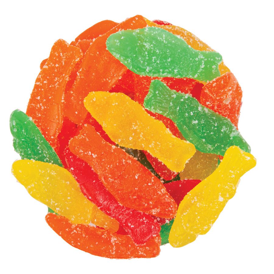 Clever Sour Assorted Gummy Fish Candy 5 lb