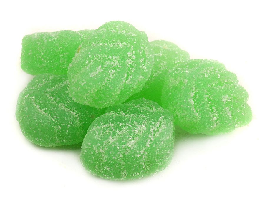 Zachary Spearmint Gummy Jelly Leaves Mint Green 5 lb