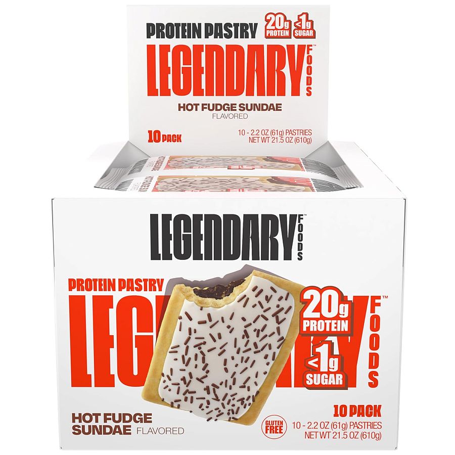 Legendary Protein Pastry Keto Hot Fudge Sundae 10 ct Tray