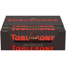 Toblerone Dark 20 Count 3.52 Ounce Tray
