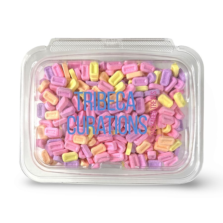 Pez Nostalgic Mixed Flavors Candy Fruit Tablets  1 Lb Tub