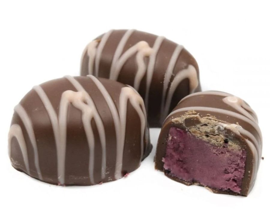Asher Milk Chocolate Raspberry Creams With Pink String 6lb