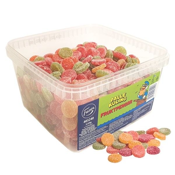 Fazer Swedish Palle Kuling Fruit Money 4.4 lb