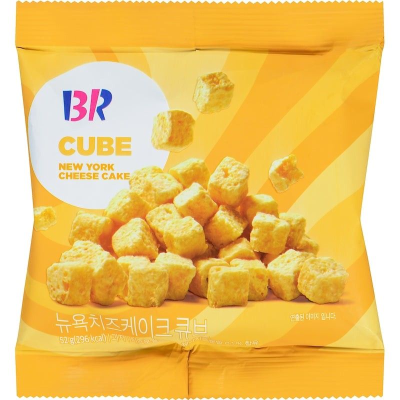 Baskin Robbins Korea Import NY Cheesecake Crunchy Cube 1.94oz 10ct