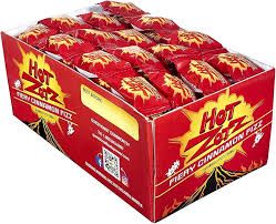 Zotz Hot Zotz Fierry Cinnamon Fizz Candy 24 Fizzy Strings Box