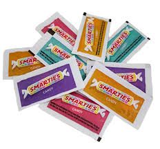 Smarties Pouches 3 Tablets Each 5 Pound Bulk Bag Individually Wrapped