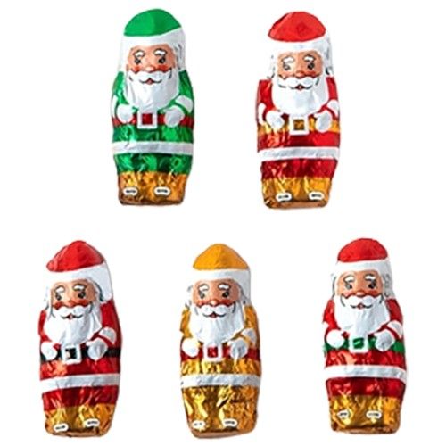 Madelaine Christmas Miniature Foiled Santa Milk Chocolate 5lb