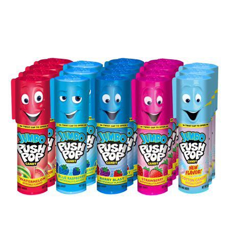 Push Pop Jumbo Assorted 18 COUNT