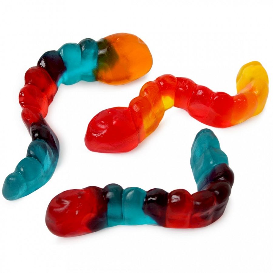 Fini Mini Clear Gummy Worm  2.2 lb Kosher Parve