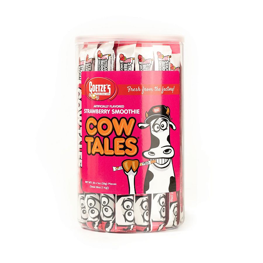 Goetze Strawberry Smoothie Cow Tales 36 Count 1 Ounce