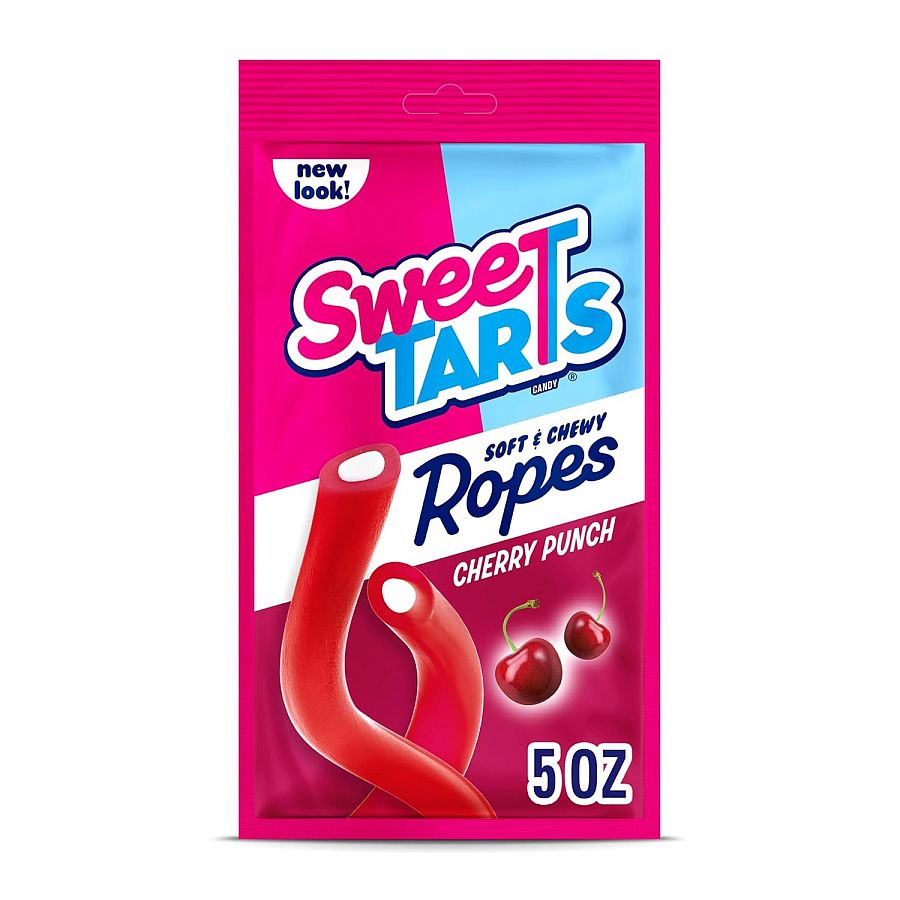 Sweetarts Soft & Chewy Ropes Cherry Punch 5 oz 12 ct
