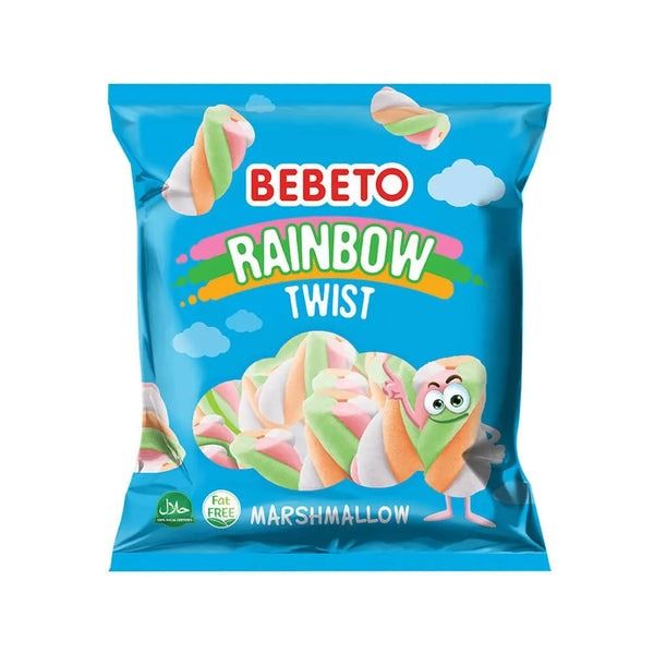 Bebeto Super Fluffy Marshmallow TWISTS 9.7oz - Turkish/ Halal