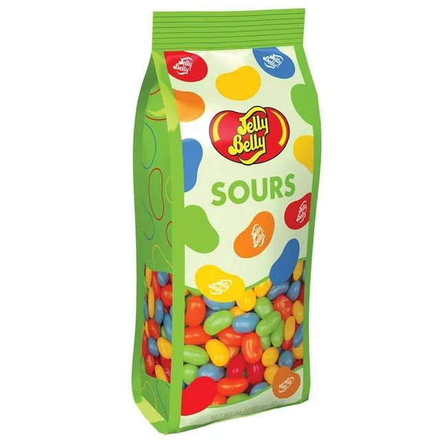Jelly Belly Sours Jelly Beans Gift Pouch Bag 7.5 oz