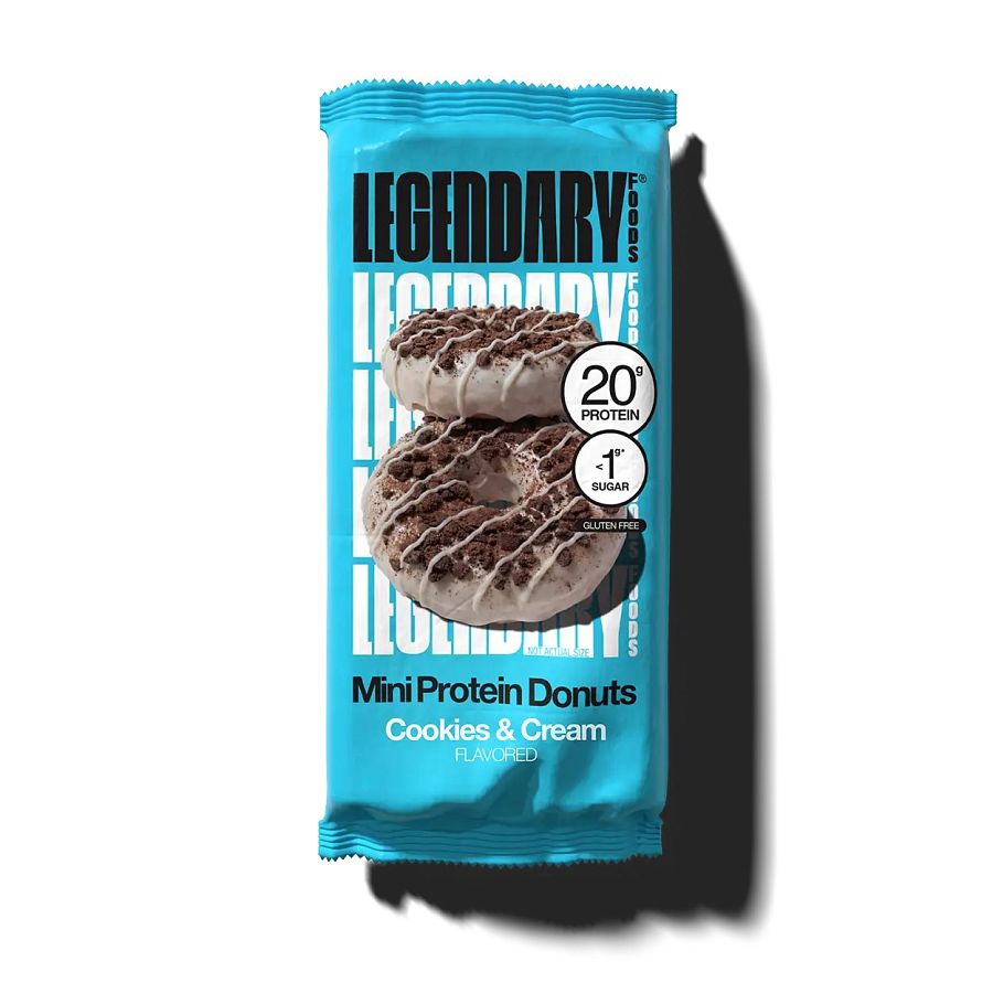 Legendary Protein Donuts Cookies & Cream 2.2 oz 12 ct