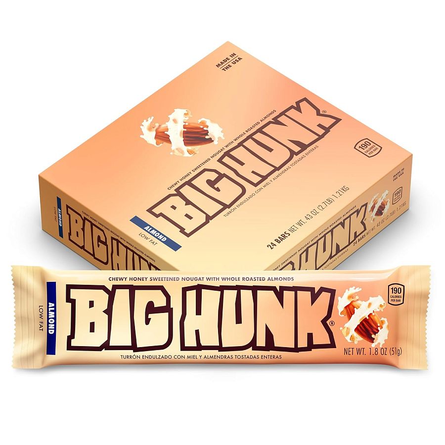 Big Hunk Almond Candy Bar 1.7 oz 24 ct