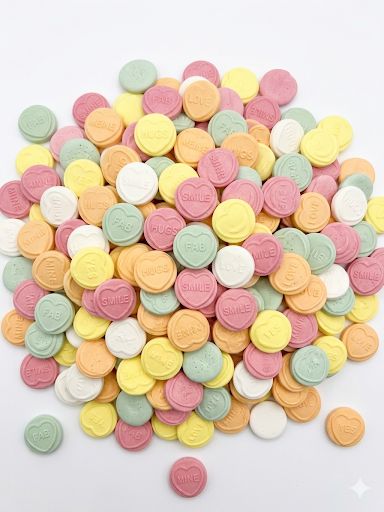 Swizzels Squashies UK Import Love Hearts Fruit Bulk Candy 3.75lb