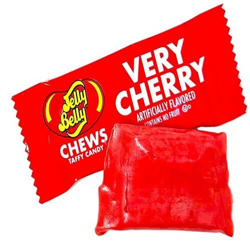Jelly Belly 3 Lb Very Cherry Chews Wrapped Bulk