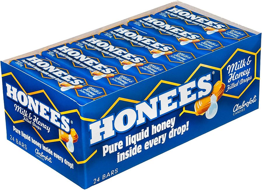 Honees Milk Honey Cough Drops 24ct