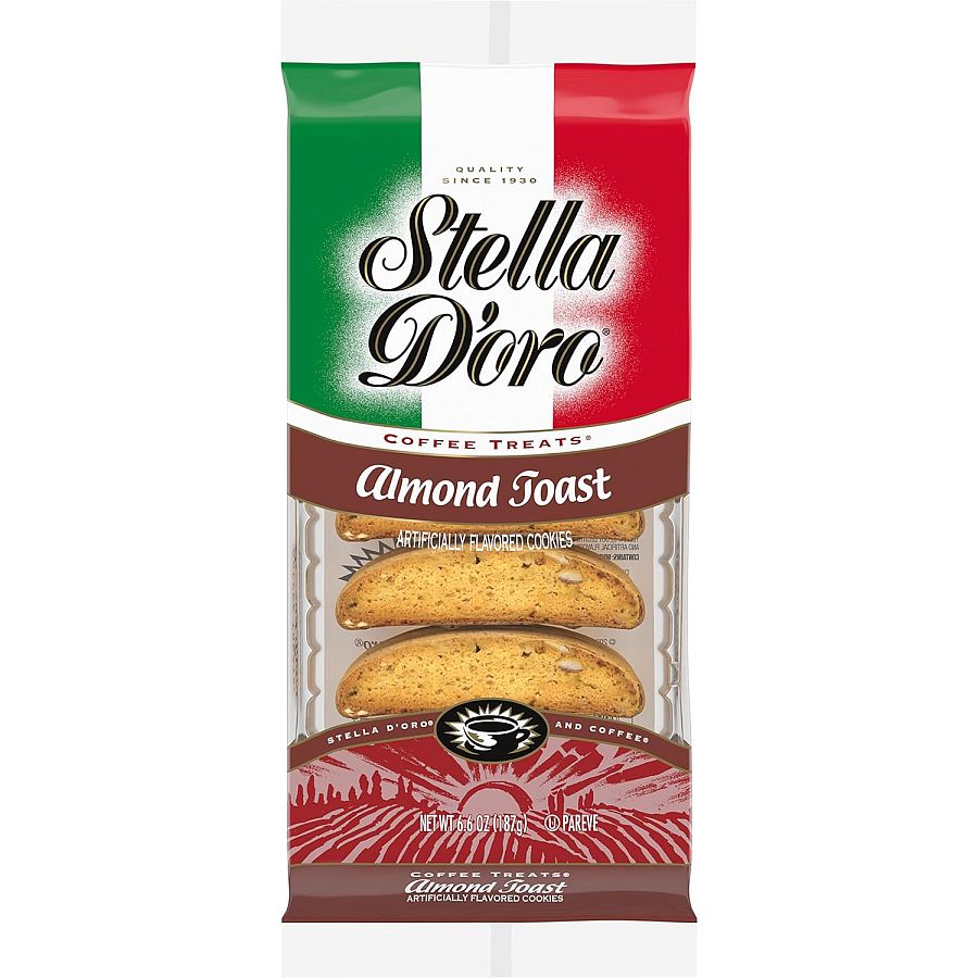 Stella Doro D'oro Almond Toast Coffee Cookie 6.6 oz