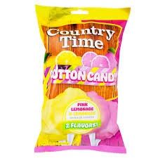 Thrive Country Time Pink Lemonade Cotton Candy 3oz Bag 12ct