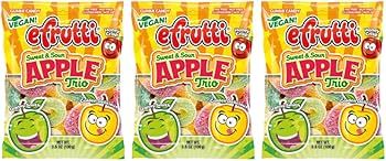 Efrutti Apple Trio 12 Ct 3.5 Oz Bags
