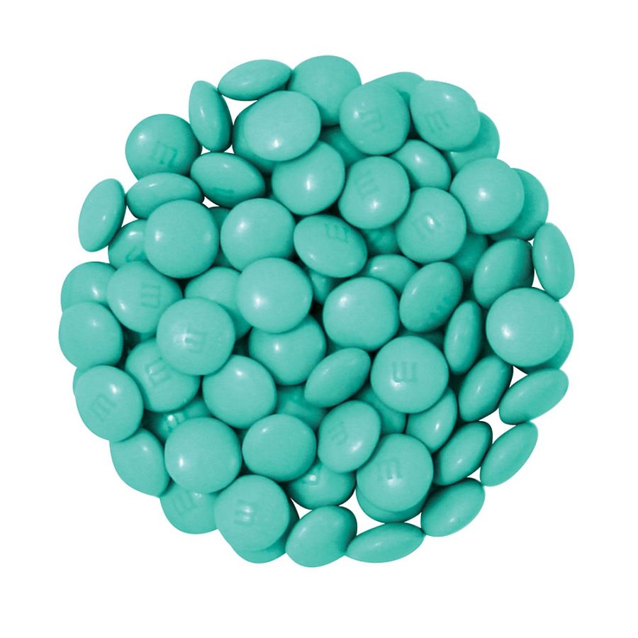 Aqua Green M&M Colorworks Chocolate Candy 5lb