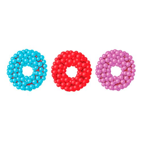 Hilco 5 Lb Cosmic Coated Gummy Rings Bulk