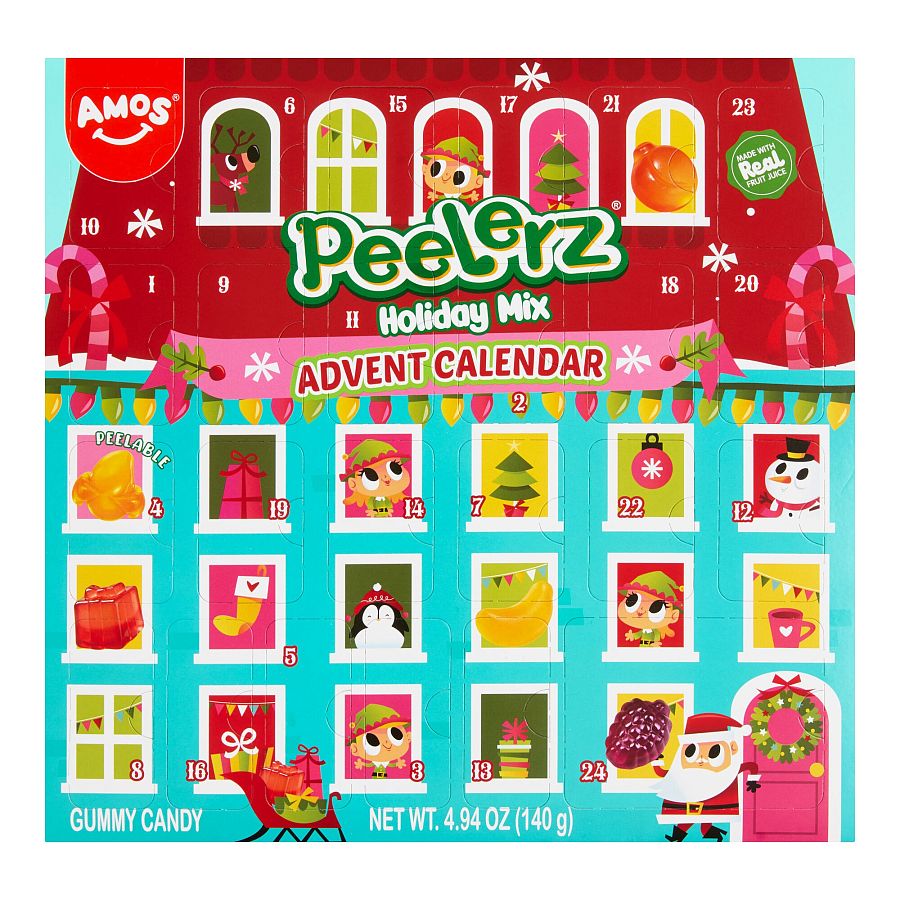 Peelerz Christmas Advent Calendar 4.94 oz 6 Pack