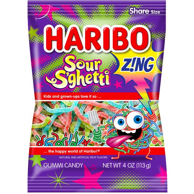 haribo sour sghetti